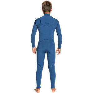 2022 Quiksilver Chicos Everyday Sessions 4/3mm Chest Zip Gbs Neopreno EQBW103067 - Insignia Blue
